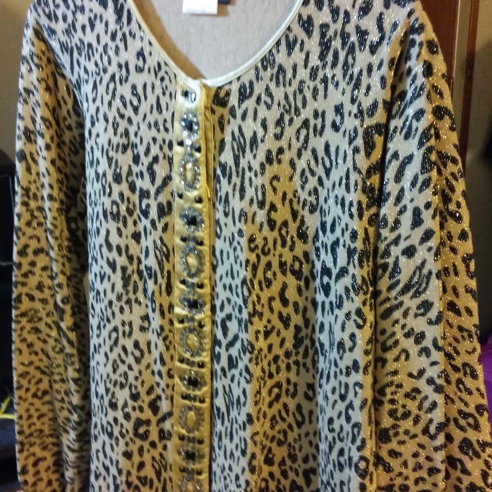 City Girl Cardigan  sz L - Picture 2 of 2